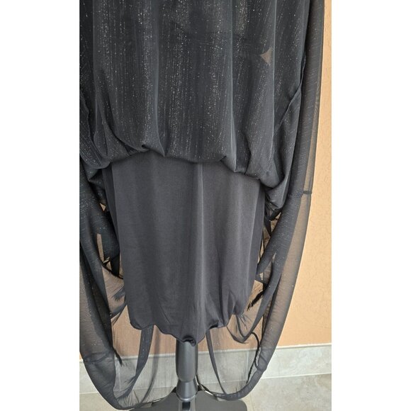 Alexa B Nites Sheer Sparkle Formal Maxi Dress Womens Size 18W - Picture 7 of 16